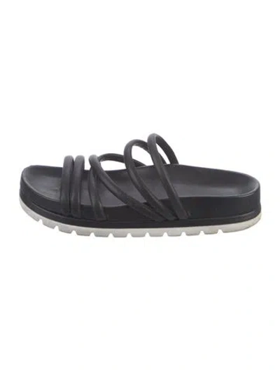 Pre-owned Rag & Bone Rubber Slides In Black