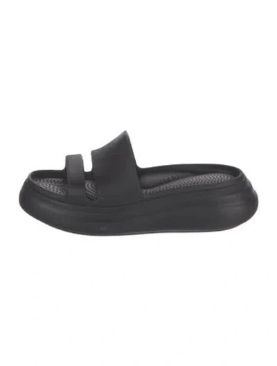 Pre-owned Rag & Bone Rubber Slides In Black