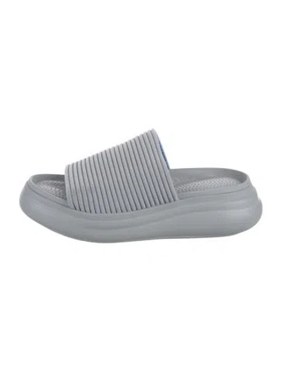 Pre-owned Rag & Bone Rubber Slides In Blue