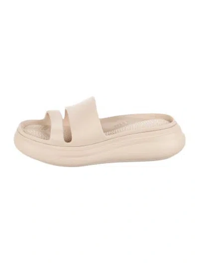 Pre-owned Rag & Bone Rubber Slides In Neutrals
