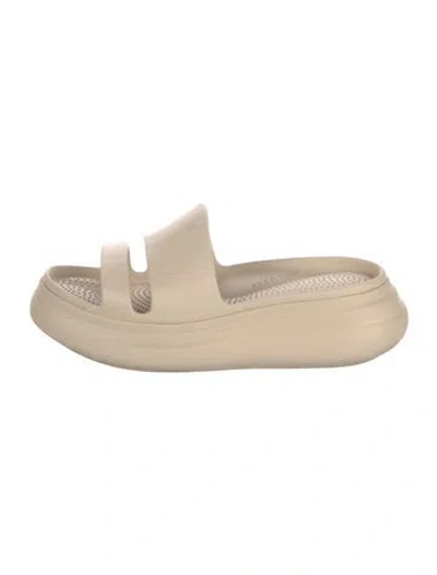 Pre-owned Rag & Bone Rubber Slides In Neutrals