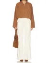 Rag & Bone Ruby Flare Trouser In Ecru In White