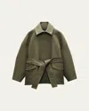 Rag & Bone Rue Belted Cotton Jacket