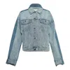 Rag & Bone Ryan Paneled Denim Jacket In Blue