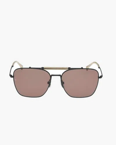 Rag & Bone Ryan Square Aviator Sunglasses In Black