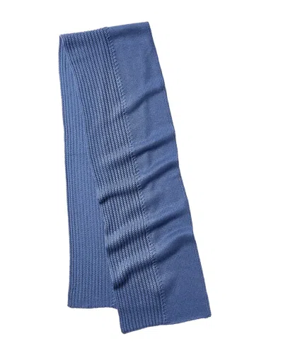Rag & Bone Ryan Wool-blend Scarf In Blue