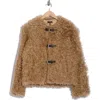 Rag & Bone Sabrina Genuine Shearling Coat In Brown
