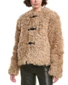 Rag & Bone Sabrina Shearling Coat In Brown