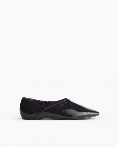 Rag & Bone Sadie Leather Flats In Black