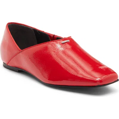 Rag & Bone Sadie Pointed Toe Flat In Red