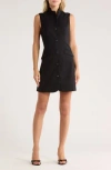 Rag & Bone Sadie Wool Blend Shift Dress In Black