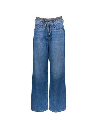 Rag & Bone Saige Jeans In Blue
