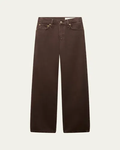 Rag & Bone Saige Low-rise Relaxed Straight Jeans