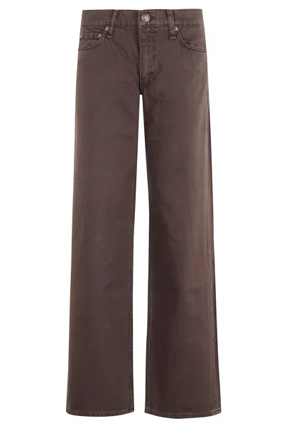 Rag & Bone Saige Lr Full Relaxed Straight In Brown