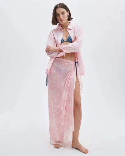 Rag & Bone Sally Sarong In Purple