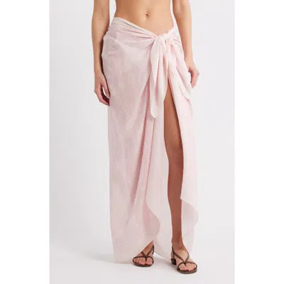 Rag & Bone Sally Sarong In Pink