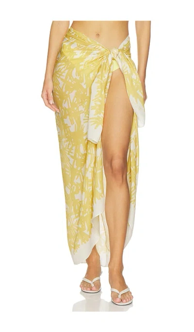 Rag & Bone Sally Sarong In Yellow