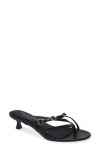 Rag & Bone Sammie Leather Buckle Kitten-heel Sandals