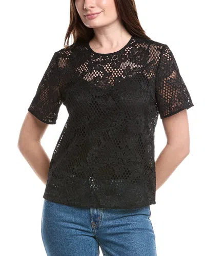 Rag & Bone Sammie Lace Top In Black