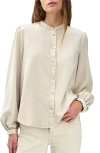 Rag & Bone Sandra Blouse In Neutral