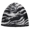 Rag & Bone Sarah Tiger Beanie In Ivory Tiger