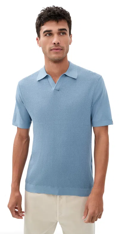 Rag & Bone Saxon Silk Blend Johnny Polo Fogbl