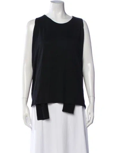 Pre-owned Rag & Bone Scoop Neck Sweater In Black