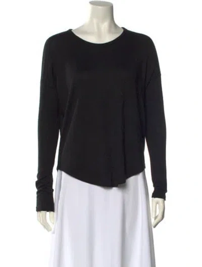 Pre-owned Rag & Bone Scoop Neck Sweater In Black