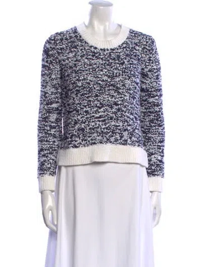 Pre-owned Rag & Bone Scoop Neck Sweater In Blue