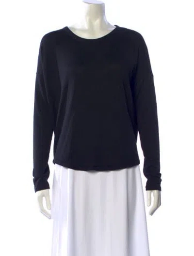 Pre-owned Rag & Bone Scoop Neck Sweater In Blue