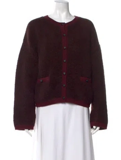 Pre-owned Rag & Bone Scoop Neck Sweater In Brown