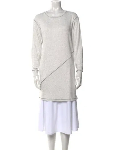 Pre-owned Rag & Bone Scoop Neck Sweater In Gray