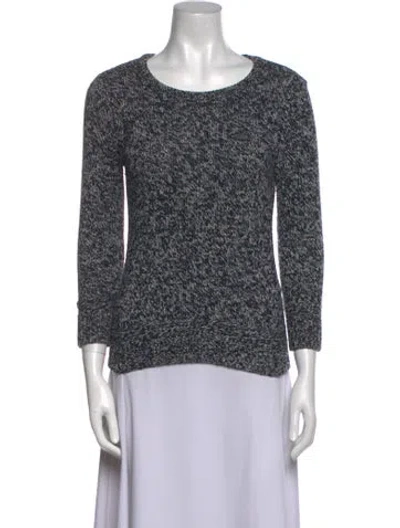 Pre-owned Rag & Bone Scoop Neck Sweater In Gray