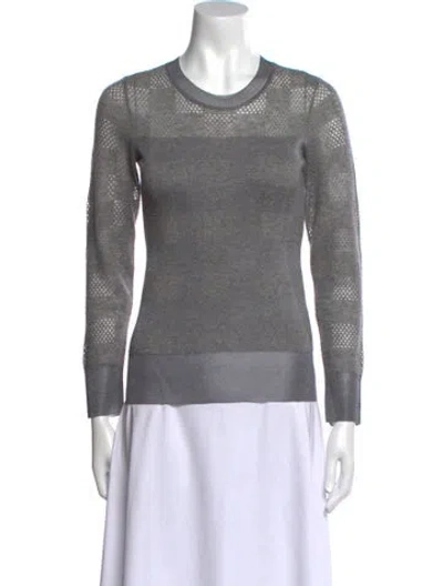 Pre-owned Rag & Bone Scoop Neck Sweater In Gray