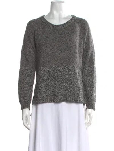 Pre-owned Rag & Bone Scoop Neck Sweater In Gray