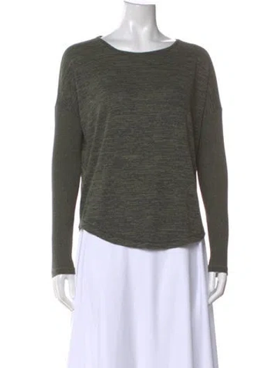 Pre-owned Rag & Bone Scoop Neck Sweater In Gray