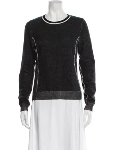 Pre-owned Rag & Bone Scoop Neck Sweater In Gray