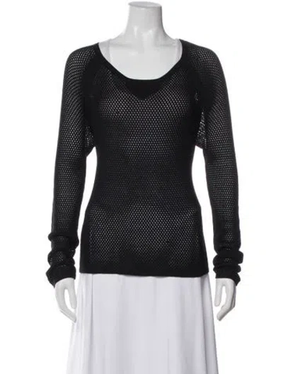 Pre-owned Rag & Bone Scoop Neck Sweater In Gray