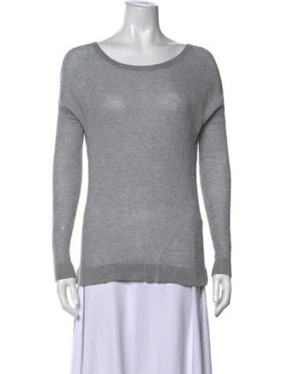 Pre-owned Rag & Bone Scoop Neck Sweater In Grey