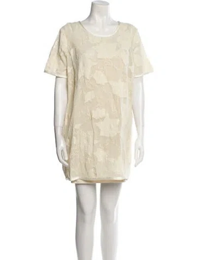 Pre-owned Rag & Bone Scoop Neck Sweater In Neutral