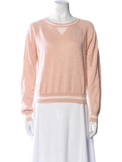 Pre-owned Rag & Bone Scoop Neck Sweater In Neutral