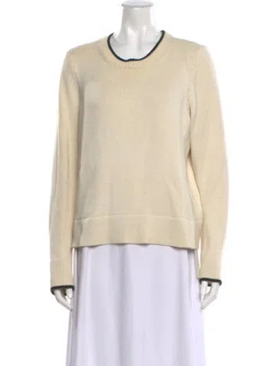 Pre-owned Rag & Bone Scoop Neck Sweater In Neutral