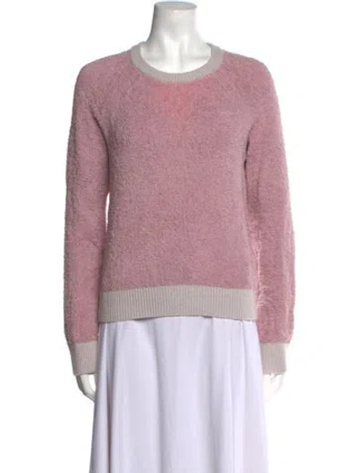 Pre-owned Rag & Bone Scoop Neck Sweater In Pink