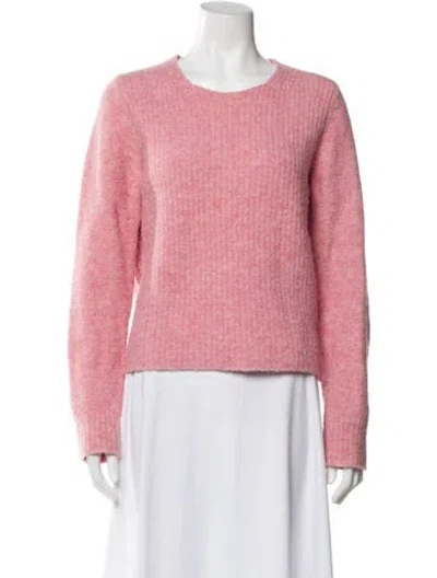 Pre-owned Rag & Bone Scoop Neck Sweater In Pink
