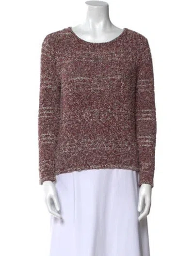 Pre-owned Rag & Bone Scoop Neck Sweater In Red