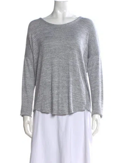Pre-owned Rag & Bone Scoop Neck Sweater W/ Tags In Gray