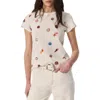 Rag & Bone Short-sleeve Allover Seashell Tee