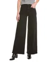 Rag & Bone Womens Logan Mid-rise Wide-leg Stretch-denim Jeans Elenna In Black