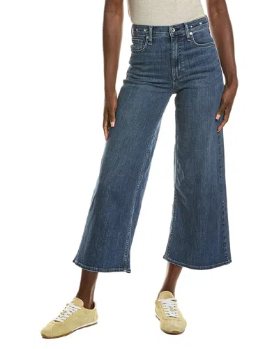 Rag & Bone Serena Half Grommet Crop Jean In Blue