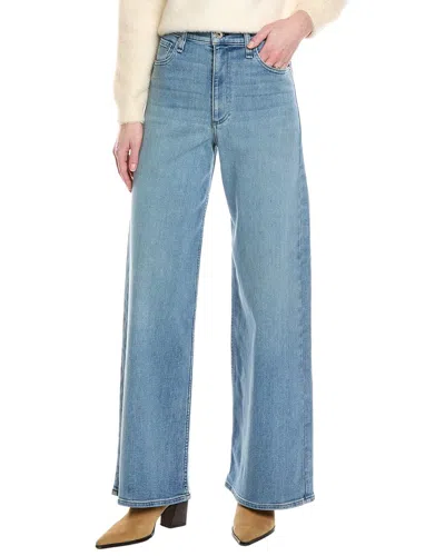 Rag & Bone Serena High-rise Full Length Whitney Wide Leg Jean In Blue